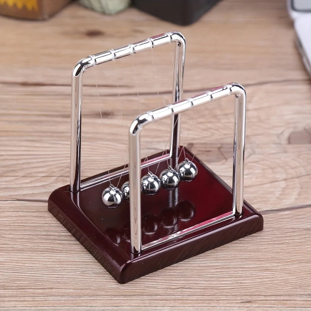 Elegant Newton's Cradle Balance Balls – Modern Desk Toy & Educational Office Decor