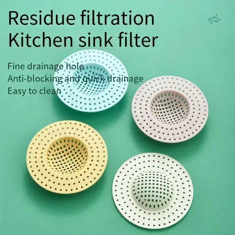 2PCS Plastic Kitchen Sink Strainer – Drain Filter & Hair Catcher