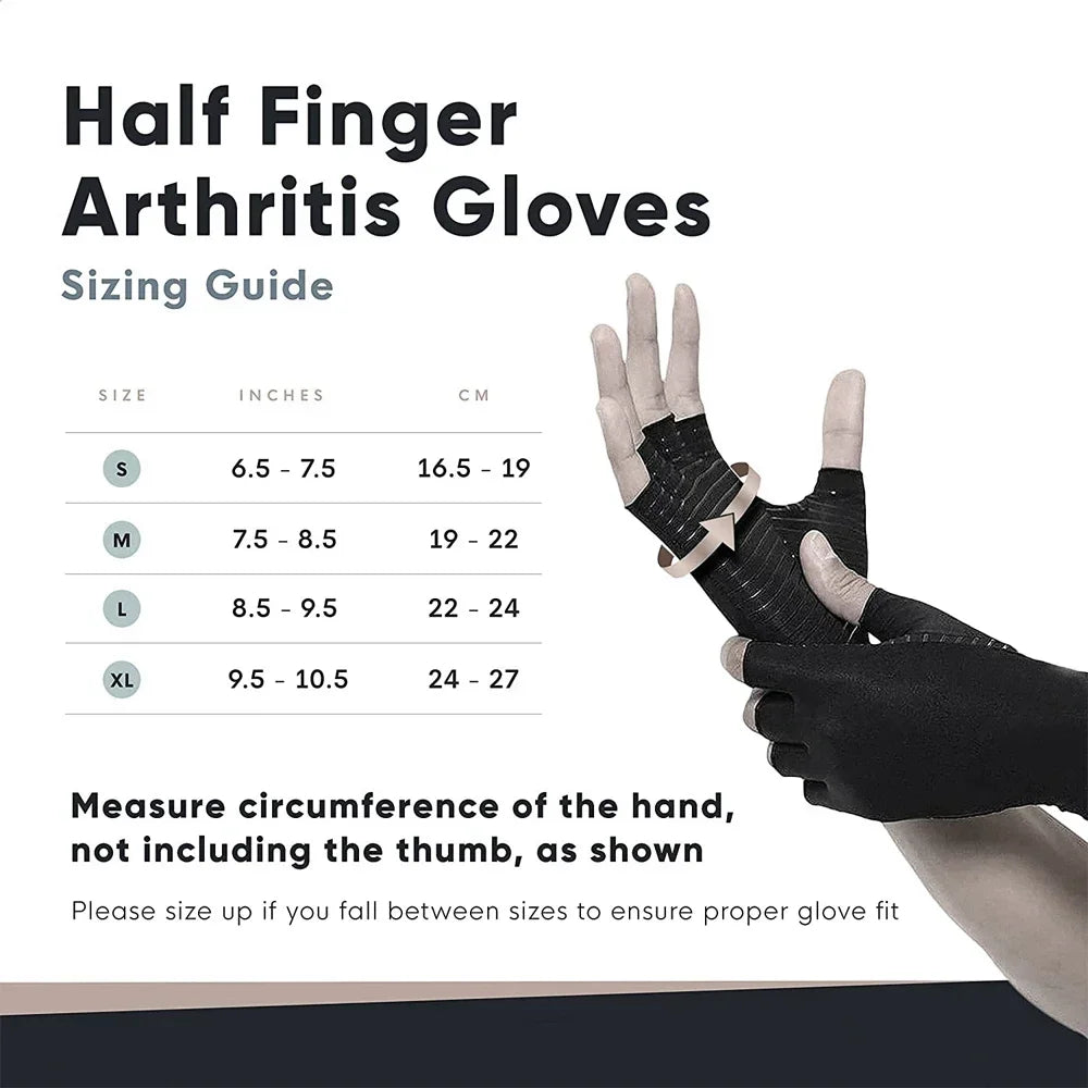 Copper Compression Therapy Gloves