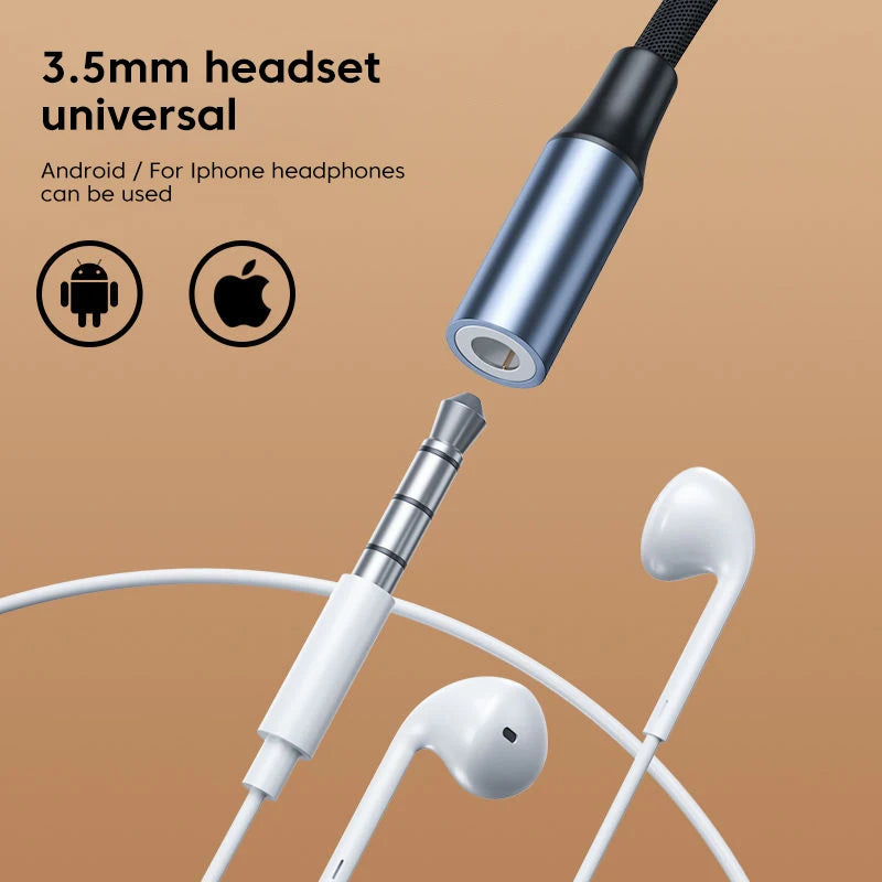Elbow USB Type-C to 3.5mm Aux Adapter