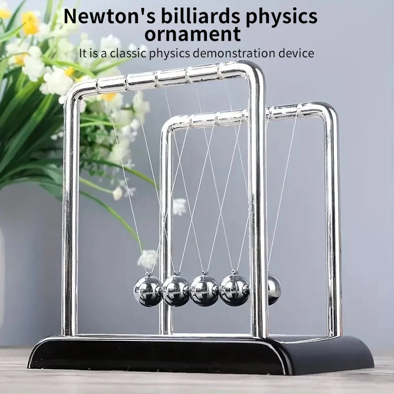 Elegant Newton's Cradle Balance Balls – Modern Desk Toy & Educational Office Decor