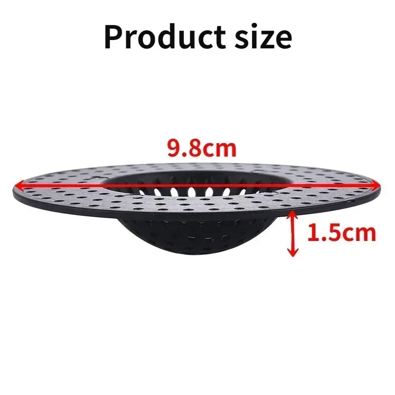 2PCS Plastic Kitchen Sink Strainer – Drain Filter & Hair Catcher