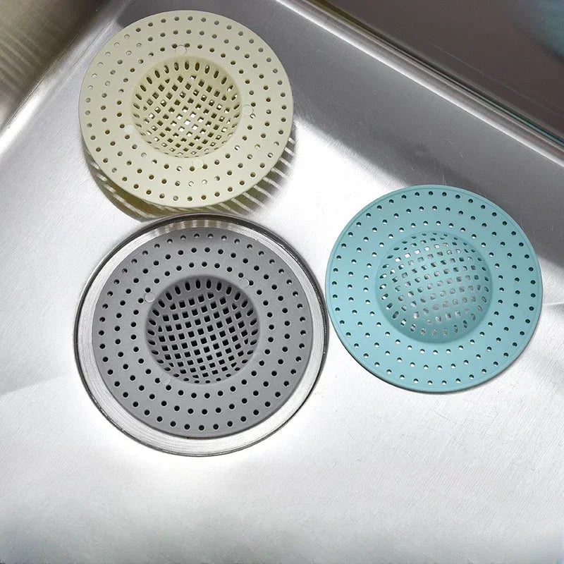 2PCS Plastic Kitchen Sink Strainer – Drain Filter & Hair Catcher